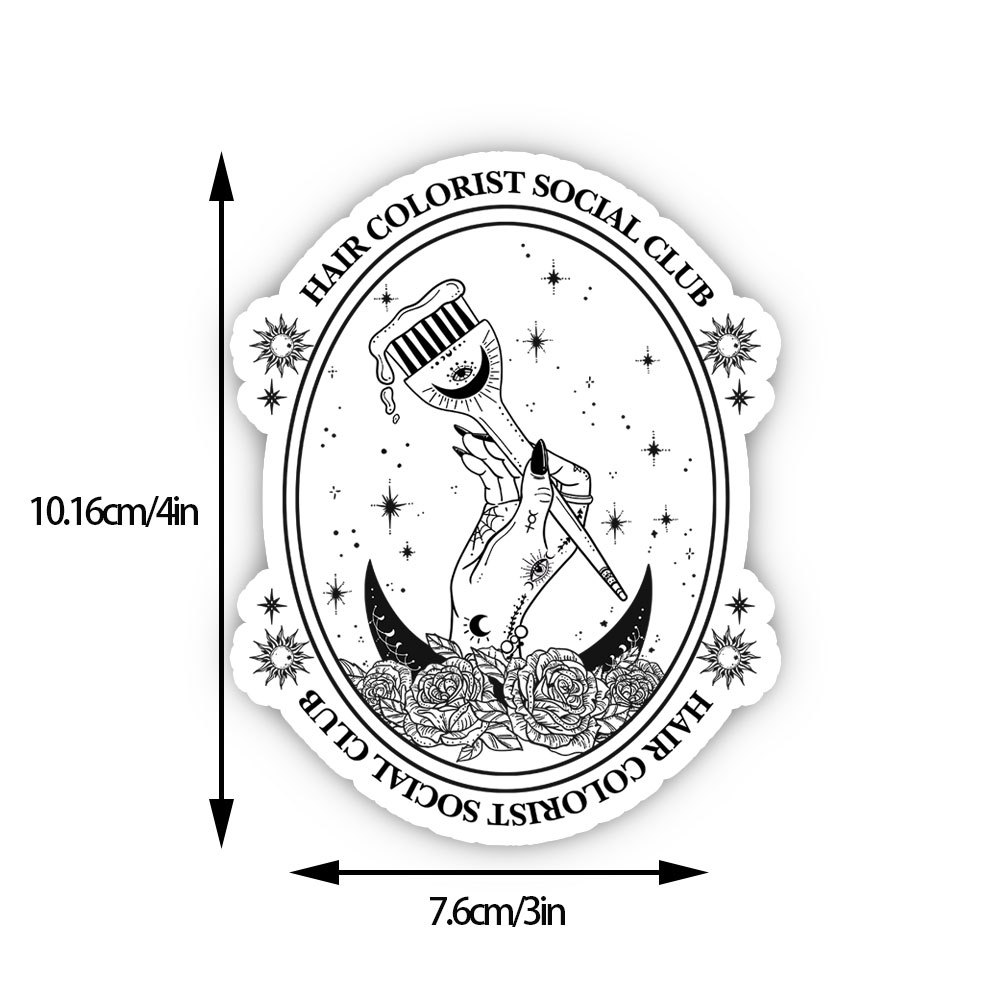Purplehecate Hair Colorist Social Club Sticker