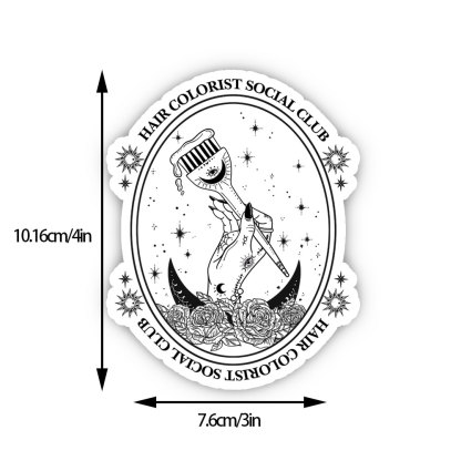 Purplehecate Hair Colorist Social Club Sticker