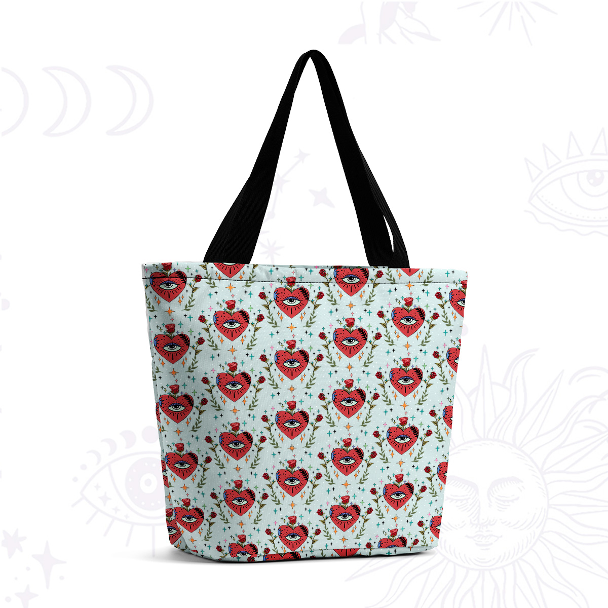 Purplehecate Mystic Eye Tote Shopping Bag