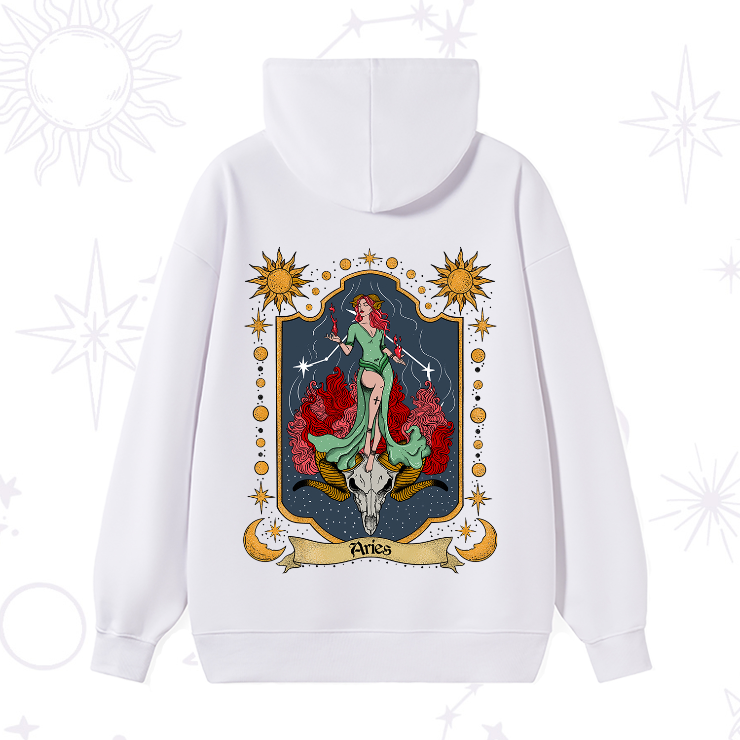 Purplehecate Aries Zodiac Hoodie
