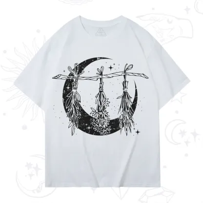 Purplehecate Witchy Moon Herbs T-Shirt