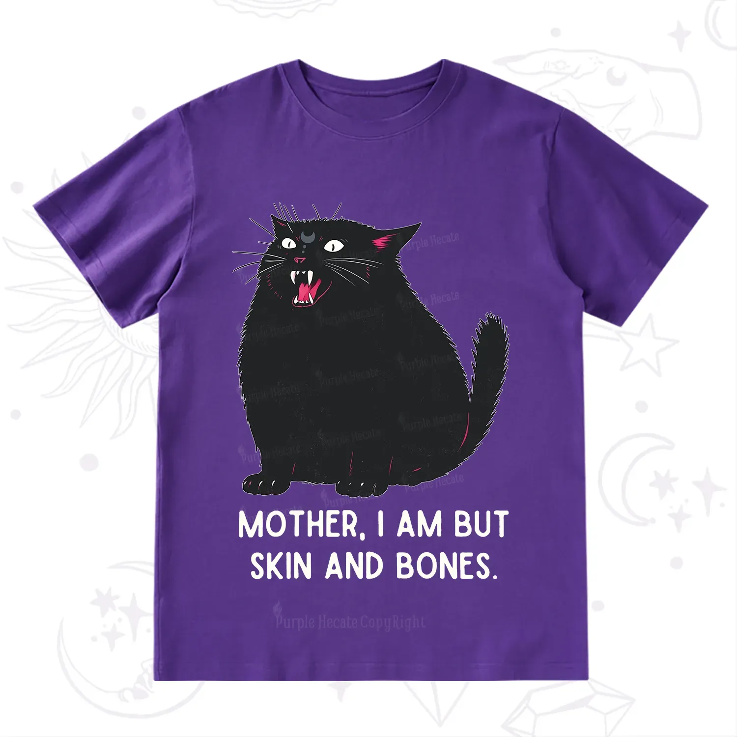 Purplehecate Mom I Am But Skin And Bones T-Shirt