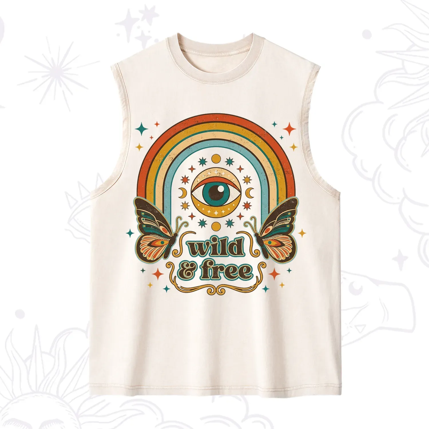 Purplehecate Wild And Free Washed Tank