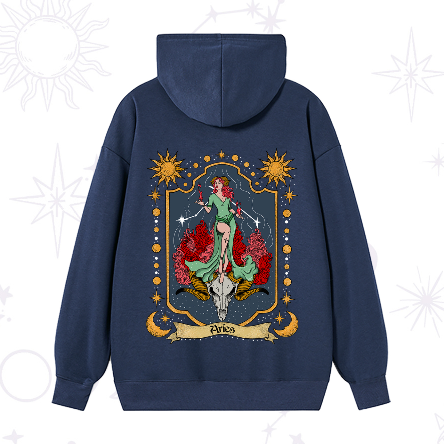 Purplehecate Aries Zodiac Hoodie