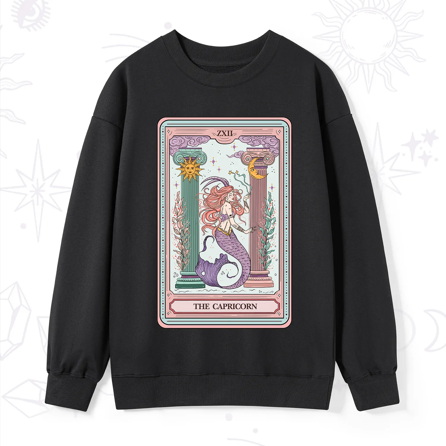 Purplehecate The Capricorn Goddess Tarot Sweatshirt