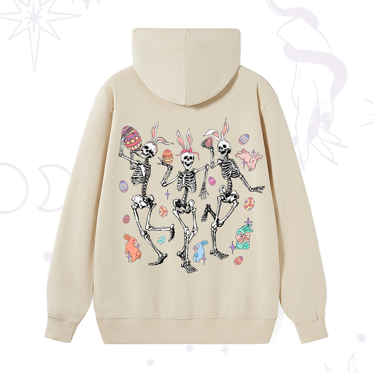 Purplehecate Easter Bunny Skeleton Hoodie
