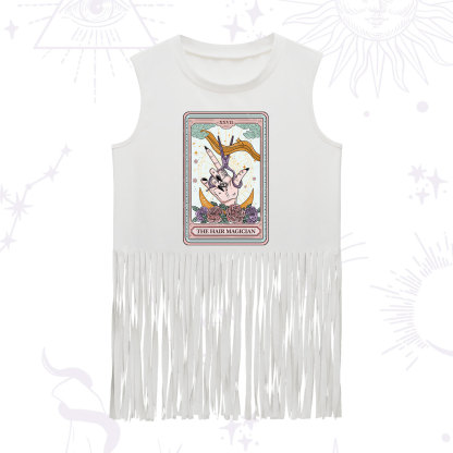 Purplehecate The Hair Magician Tarot Fringe Tank Top