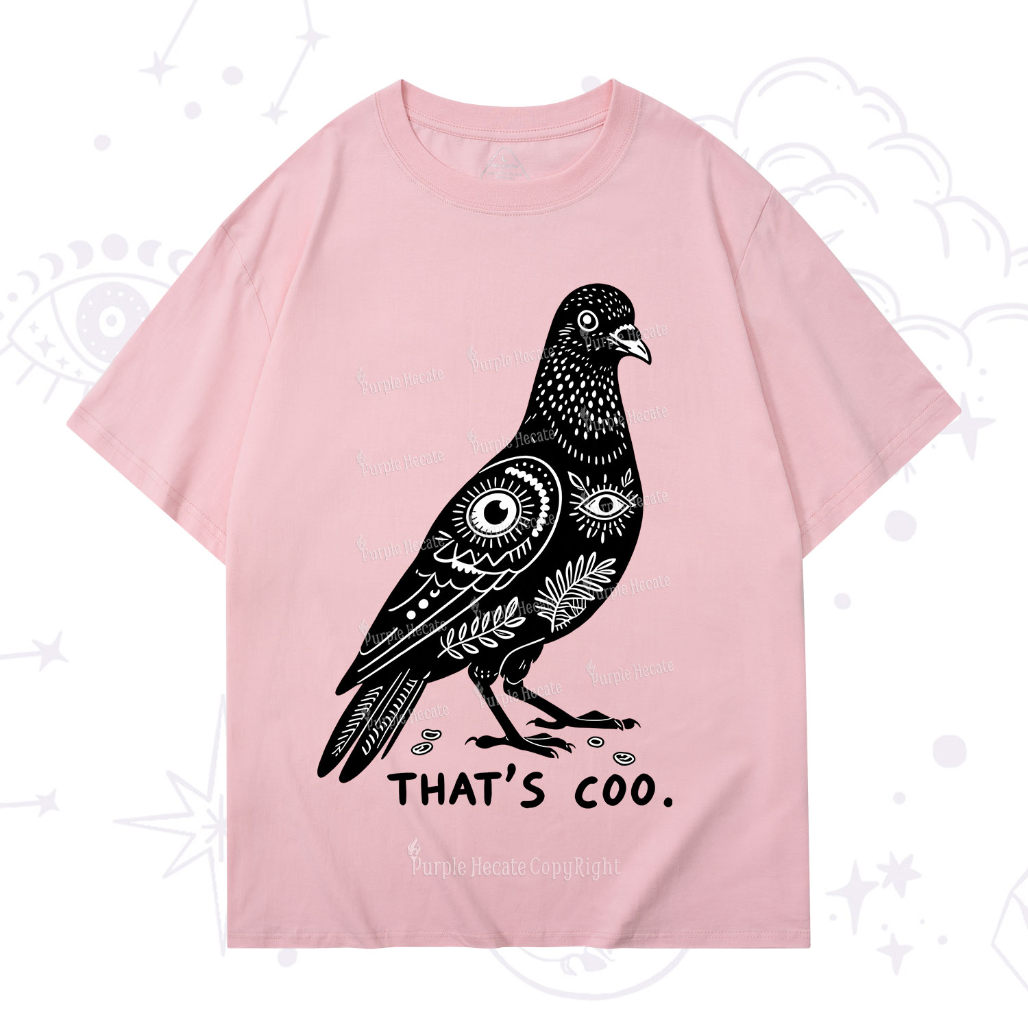 Purplehecate That's Coo Pigeon T-Shirt