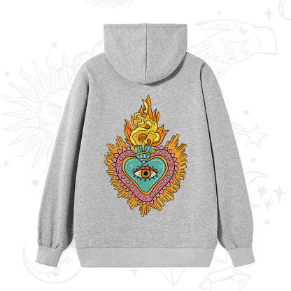 Purplehecate Rainbow Sacred Heart Hoodie