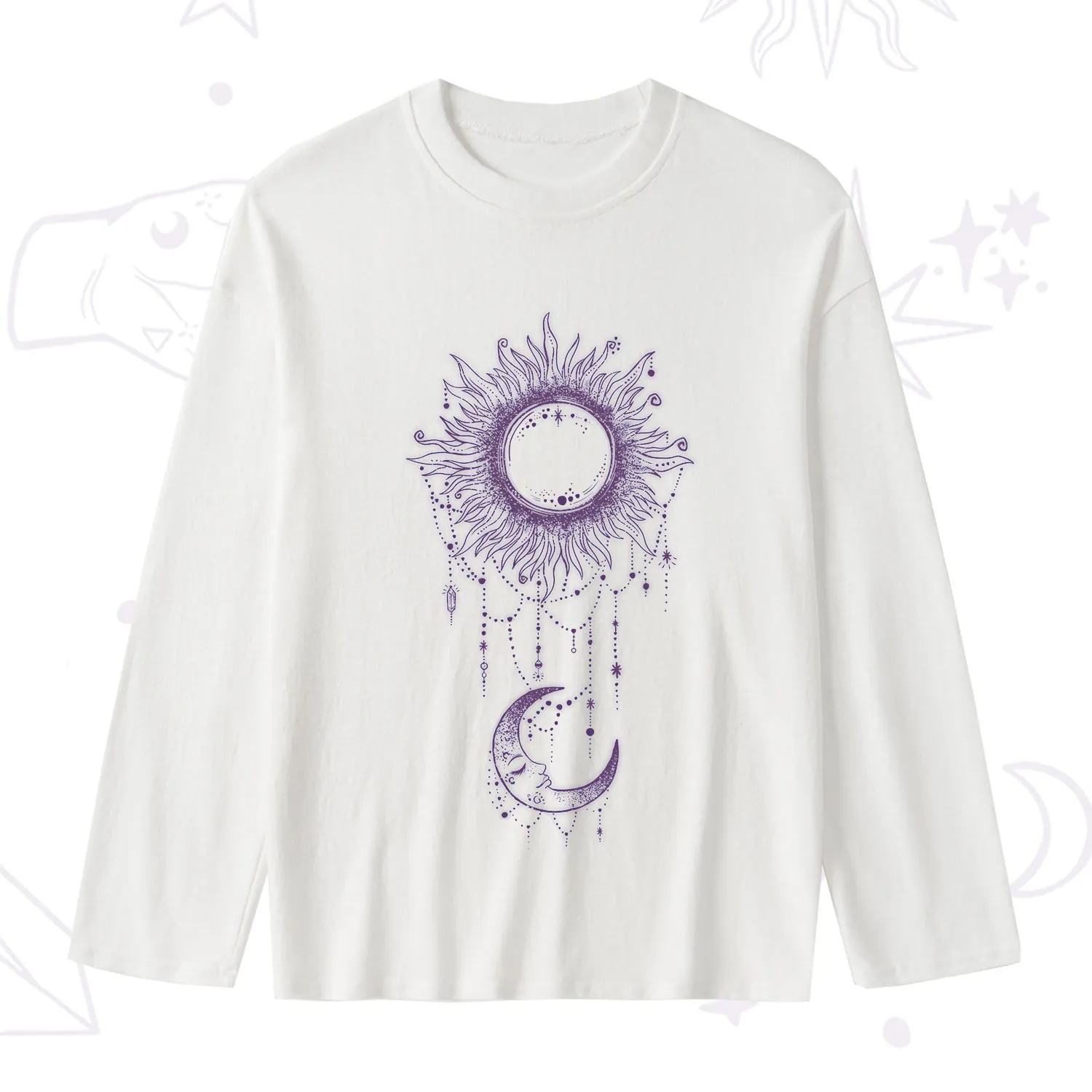 [Copy]Purplehecate Go Sage Yourself Slub Long Sleeve T-Shirt