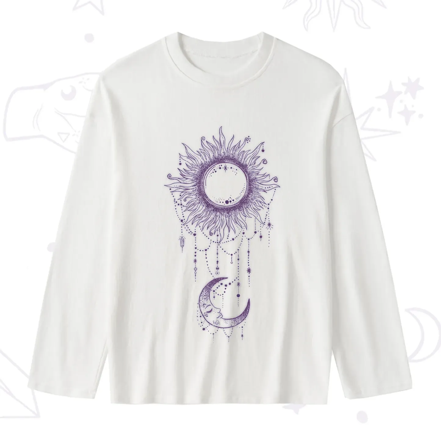 [Copy]Purplehecate Go Sage Yourself Slub Long Sleeve T-Shirt