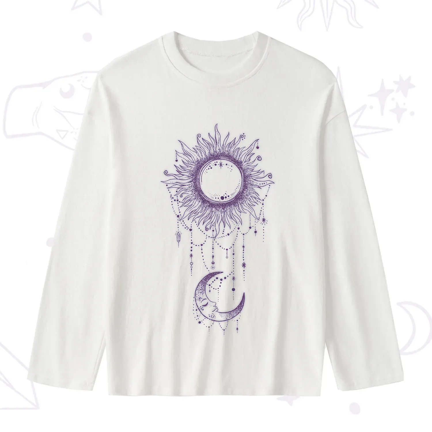 [Copy]Purplehecate Go Sage Yourself Slub Long Sleeve T-Shirt