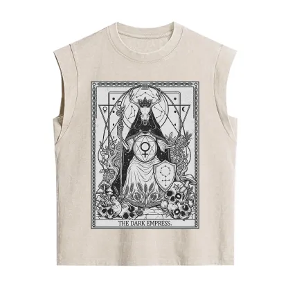 Purplehecate The Dark Empress Tarot Vintage Washed Tank