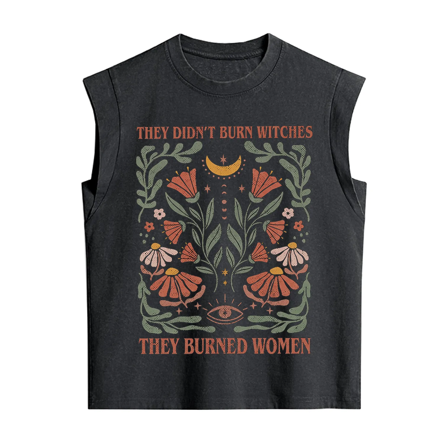 Purplehecate They Didn't Burn Witches They Burned Women Vintage Washed Tank