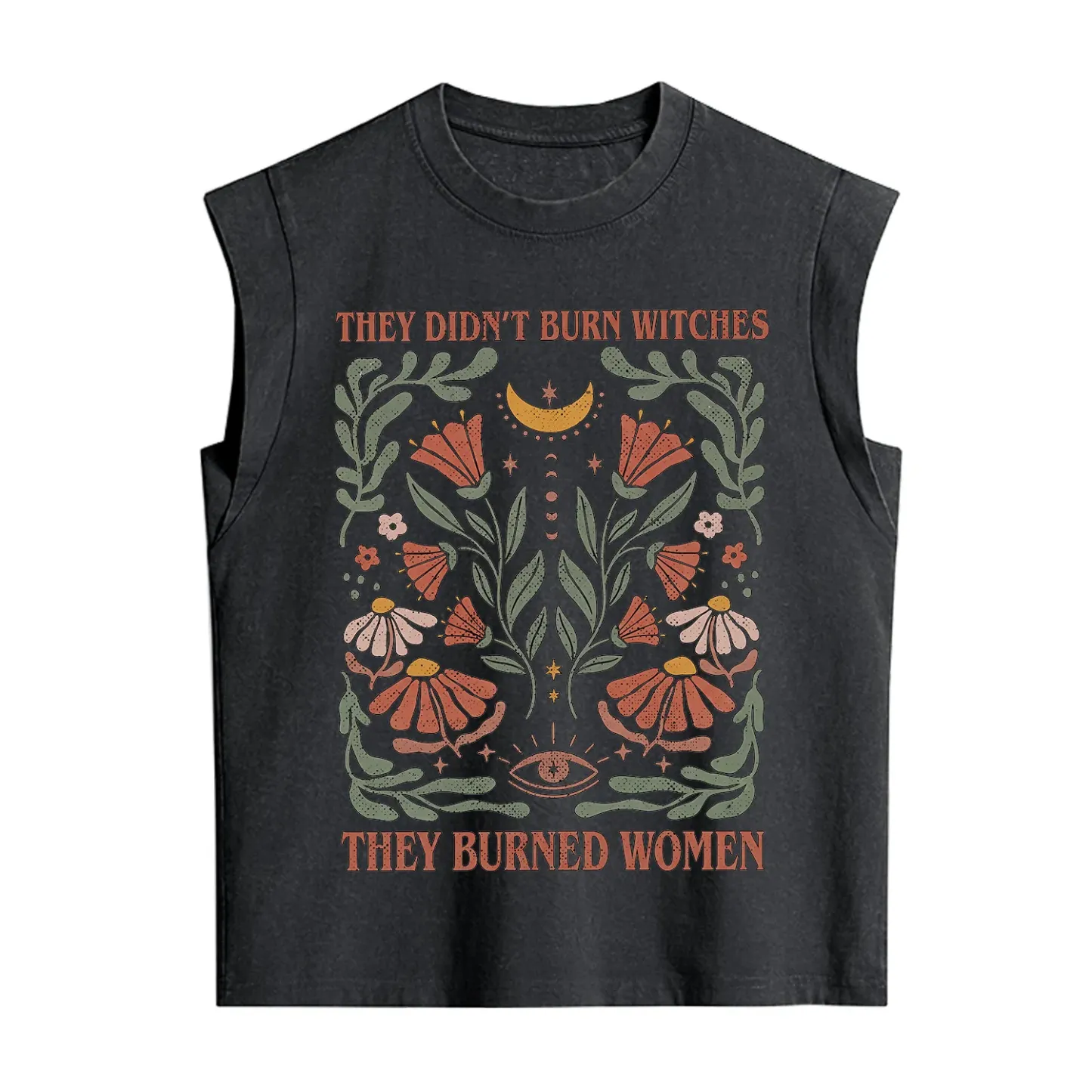 Purplehecate They Didn't Burn Witches They Burned Women Vintage Washed Tank