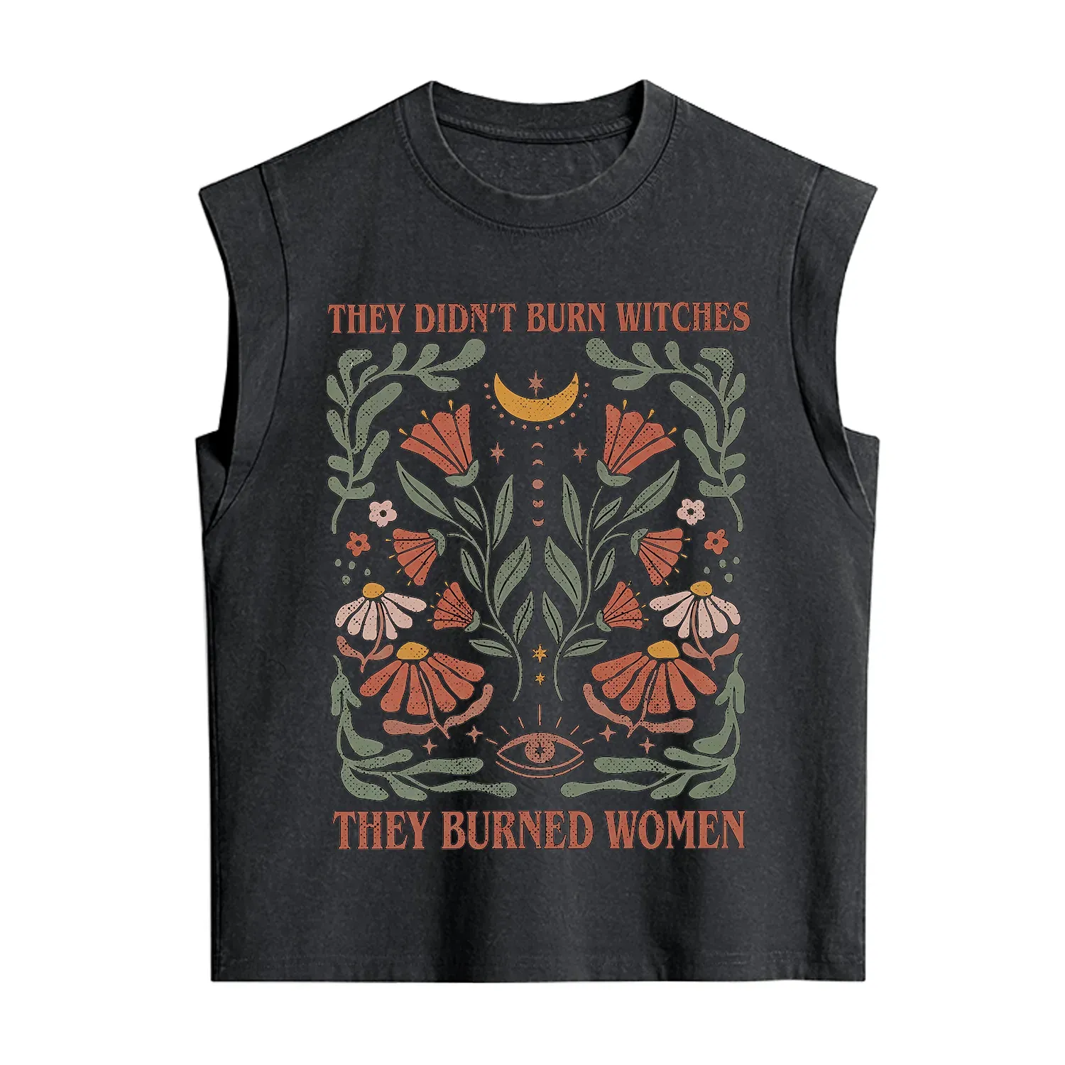 Purplehecate They Didn't Burn Witches They Burned Women Vintage Washed Tank
