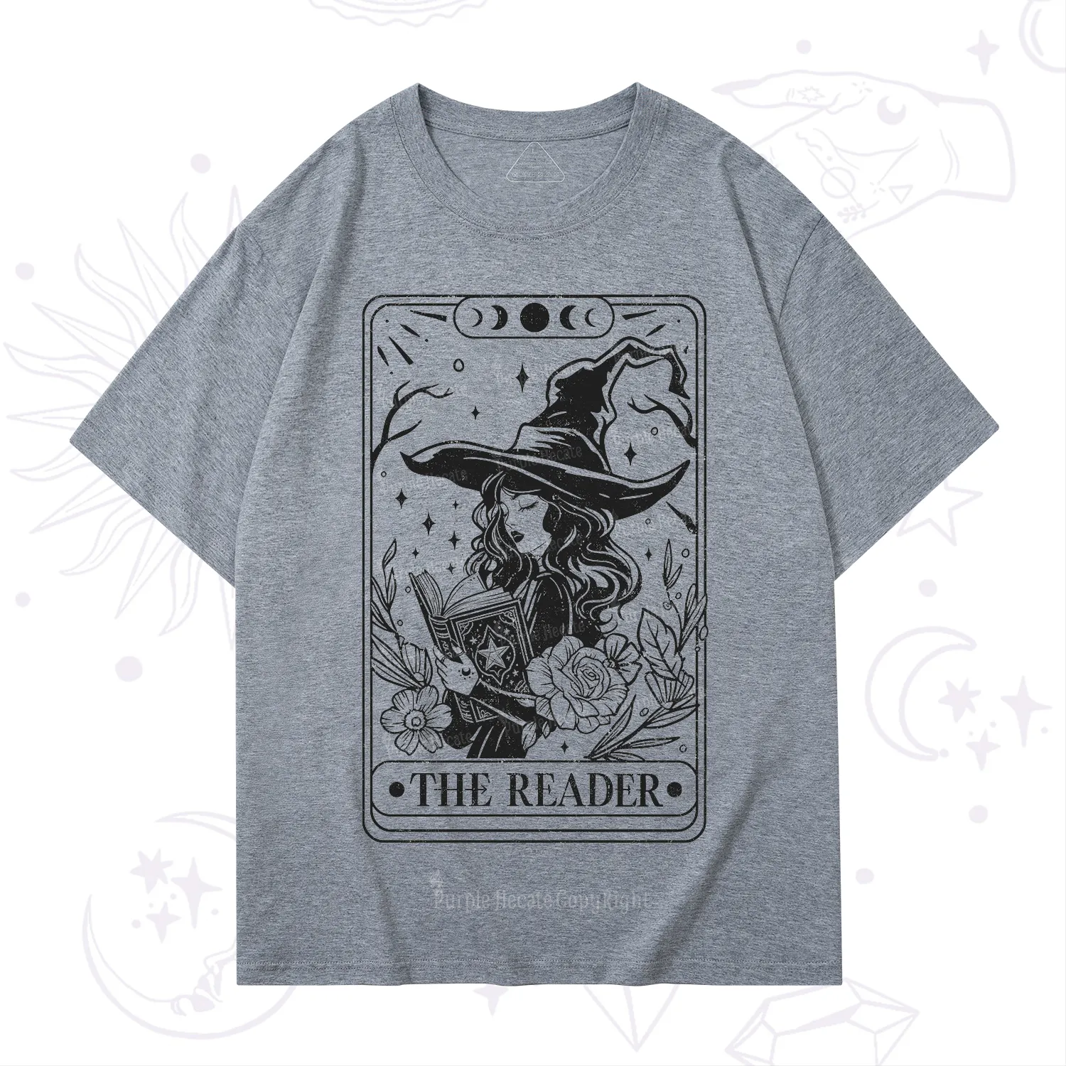 Purplehecate The Witch Reader Tarot T-Shirt
