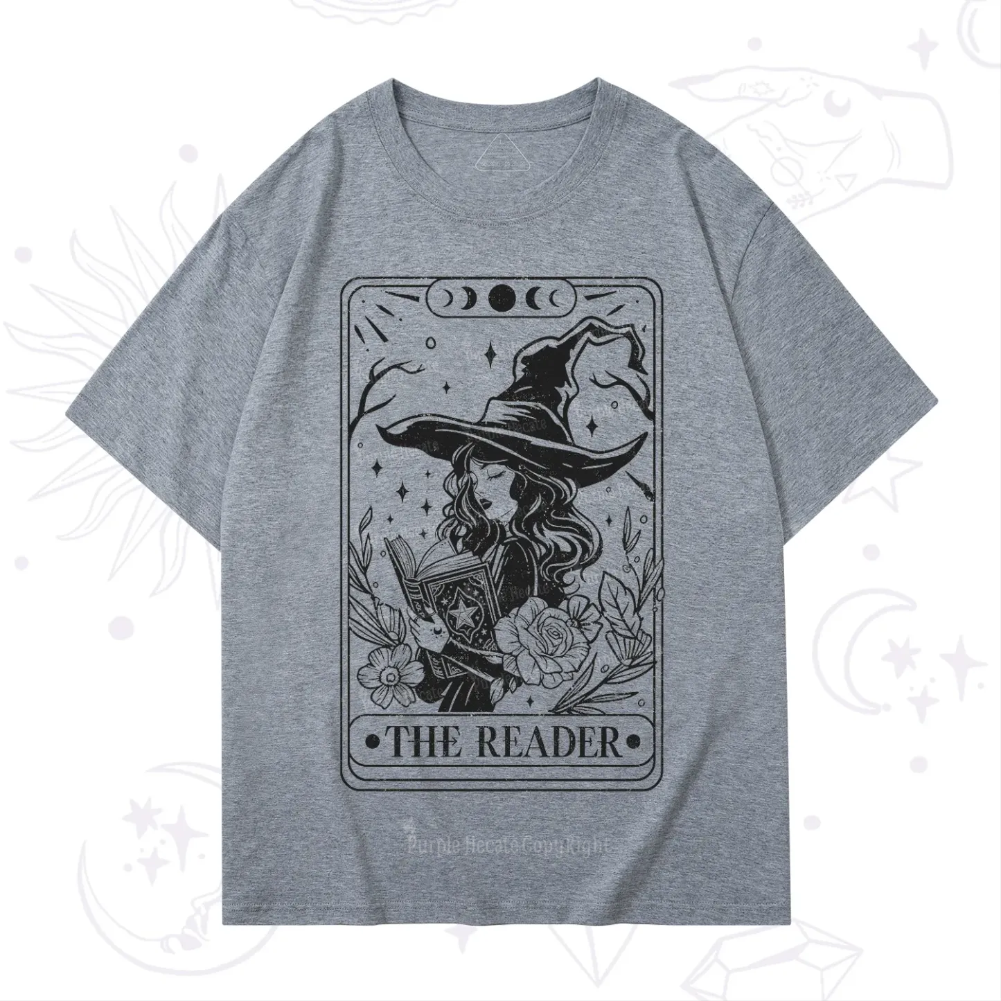 Purplehecate The Witch Reader Tarot T-Shirt
