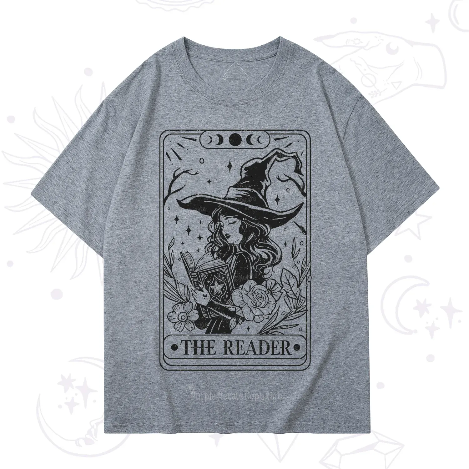 Purplehecate The Witch Reader Tarot T-Shirt
