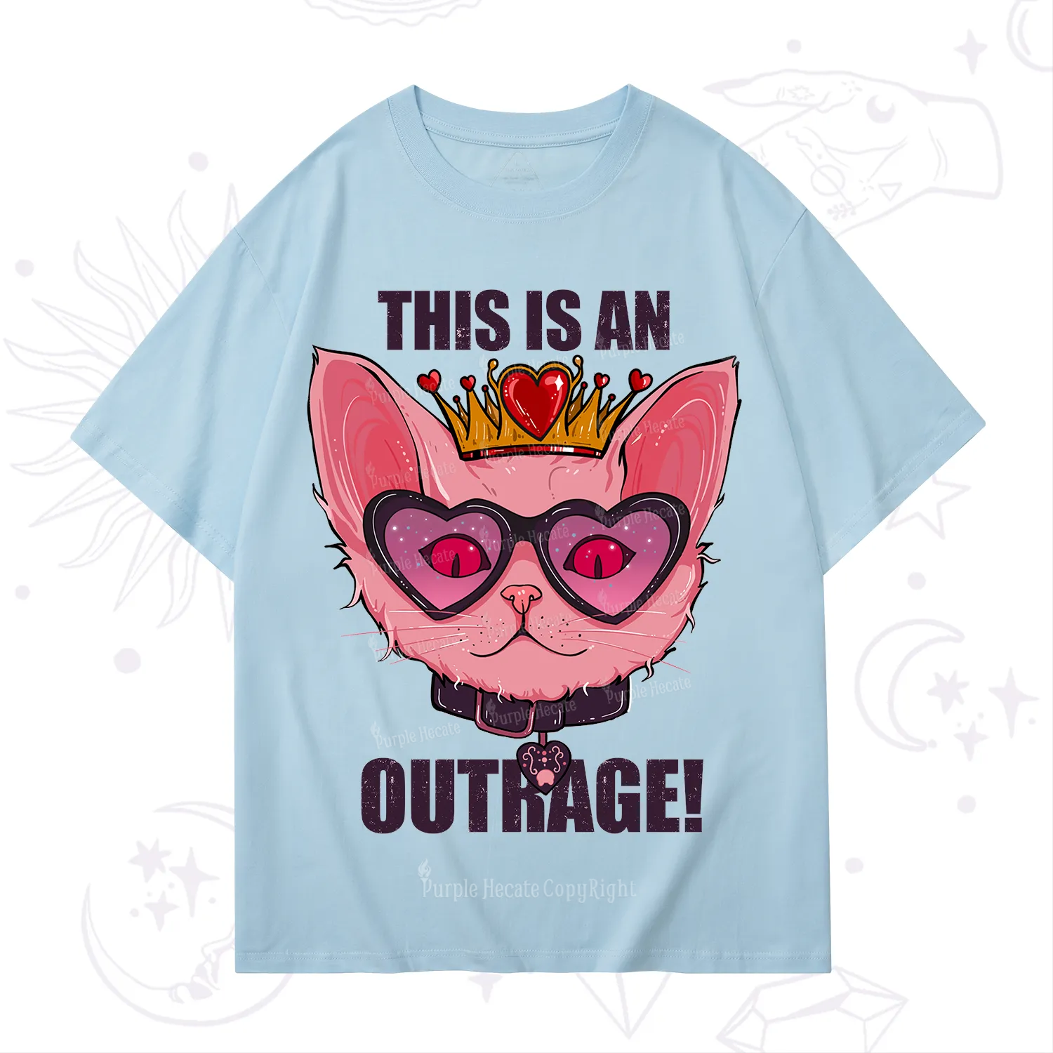 Purplehecate This is an Outrage T-Shirt
