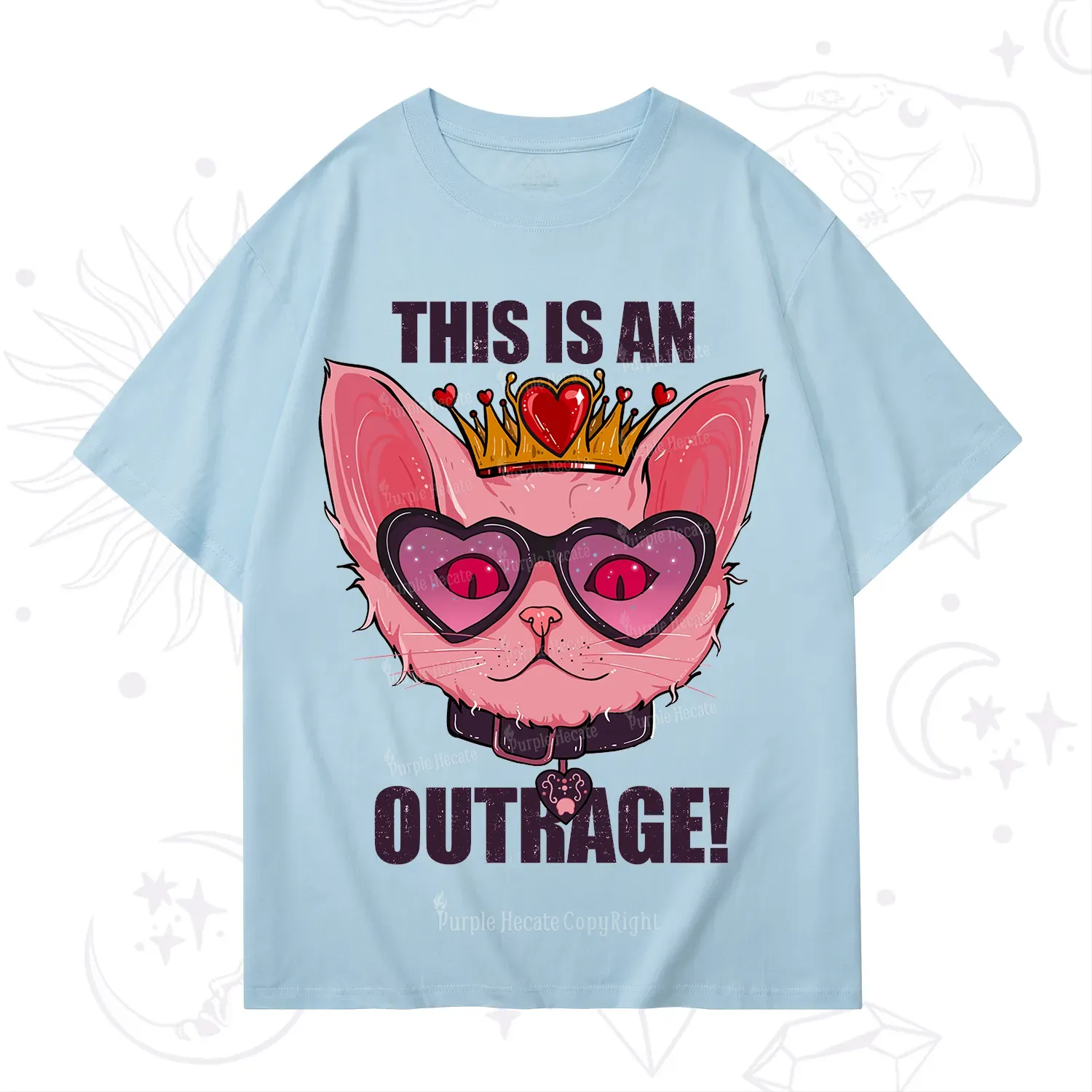 Purplehecate This is an Outrage T-Shirt