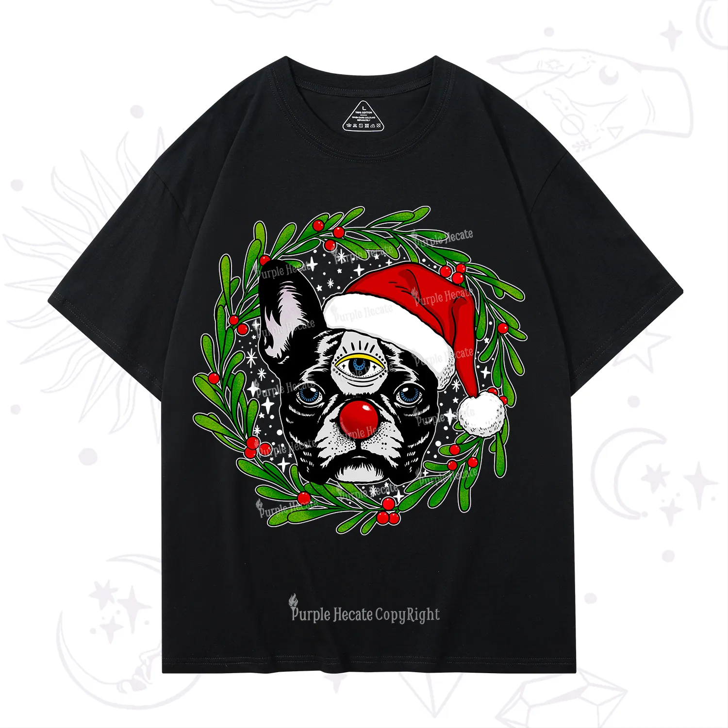 Purplehecate Like A Boss Christmas T-Shirt