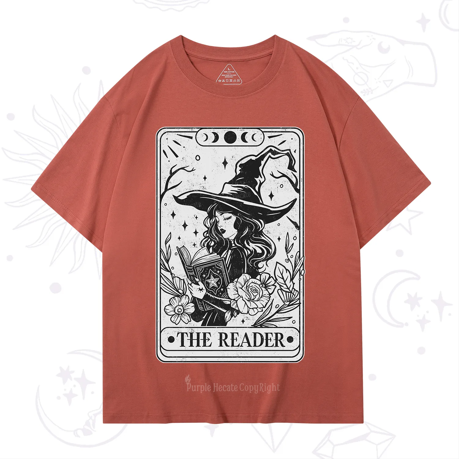 Purplehecate The Witch Reader Tarot T-Shirt