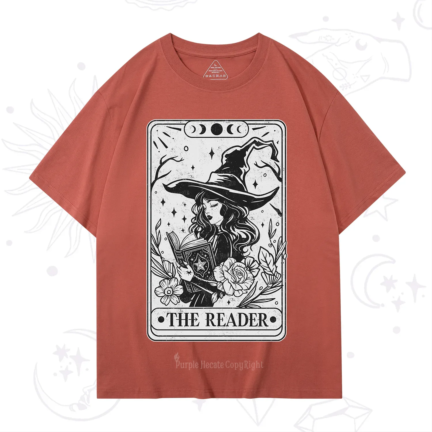 Purplehecate The Witch Reader Tarot T-Shirt