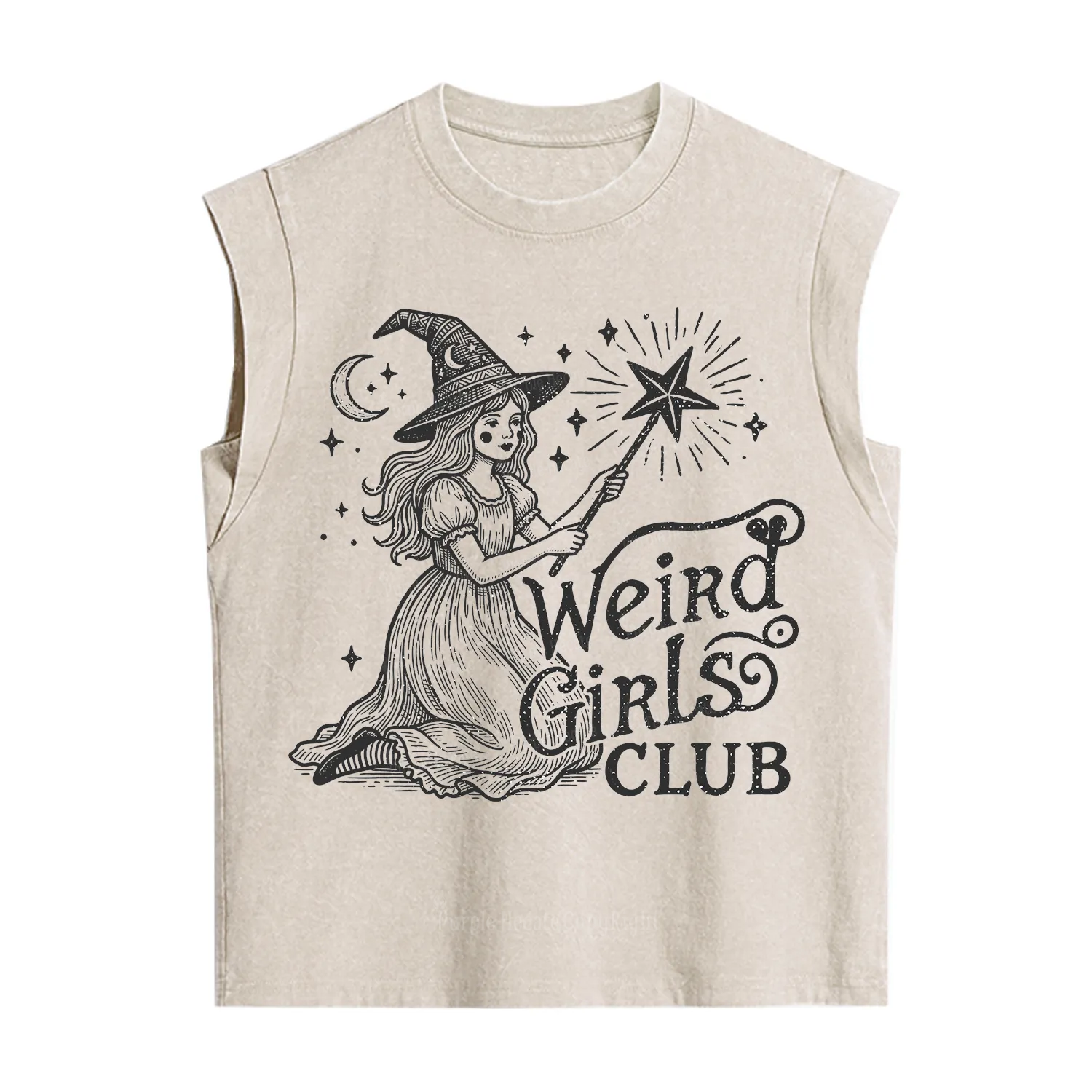 Purplehecate Weird Girls Club Vintage Washed Tank