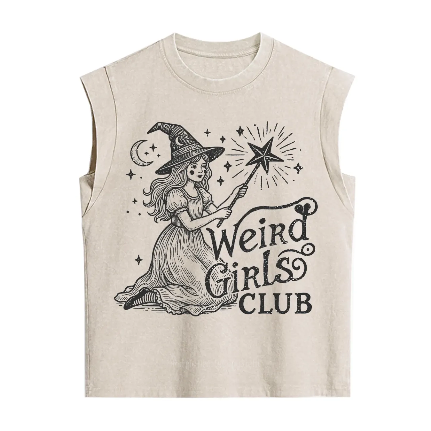 Purplehecate Weird Girls Club Vintage Washed Tank