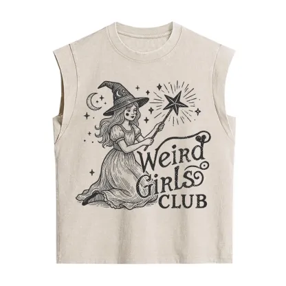 Purplehecate Weird Girls Club Vintage Washed Tank