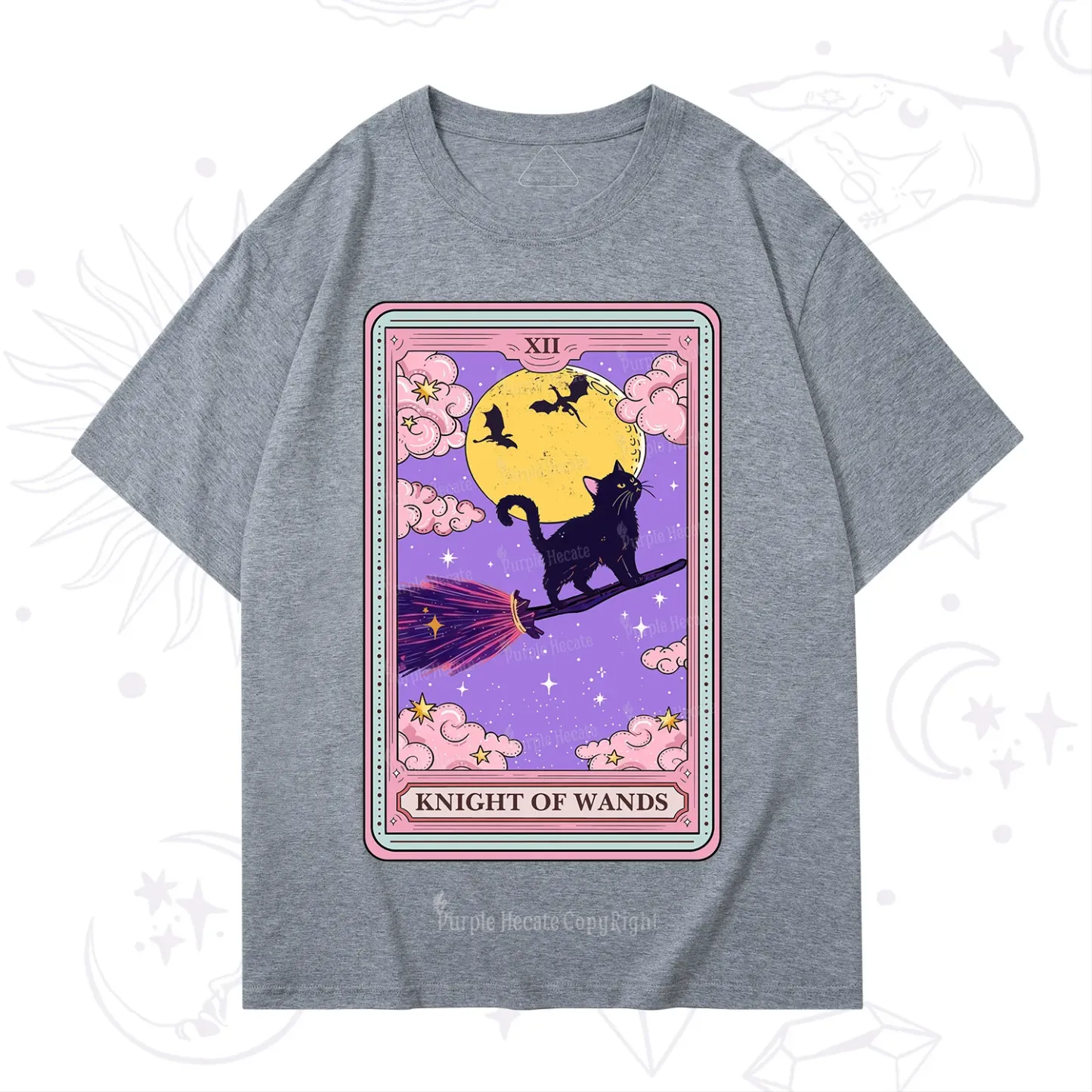 Purplehecate The Knight of Wands Tarot T-Shirt