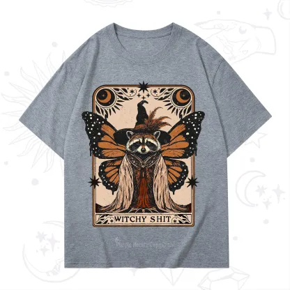 Purplehecate Witchy Shit Raccoon T-Shirt