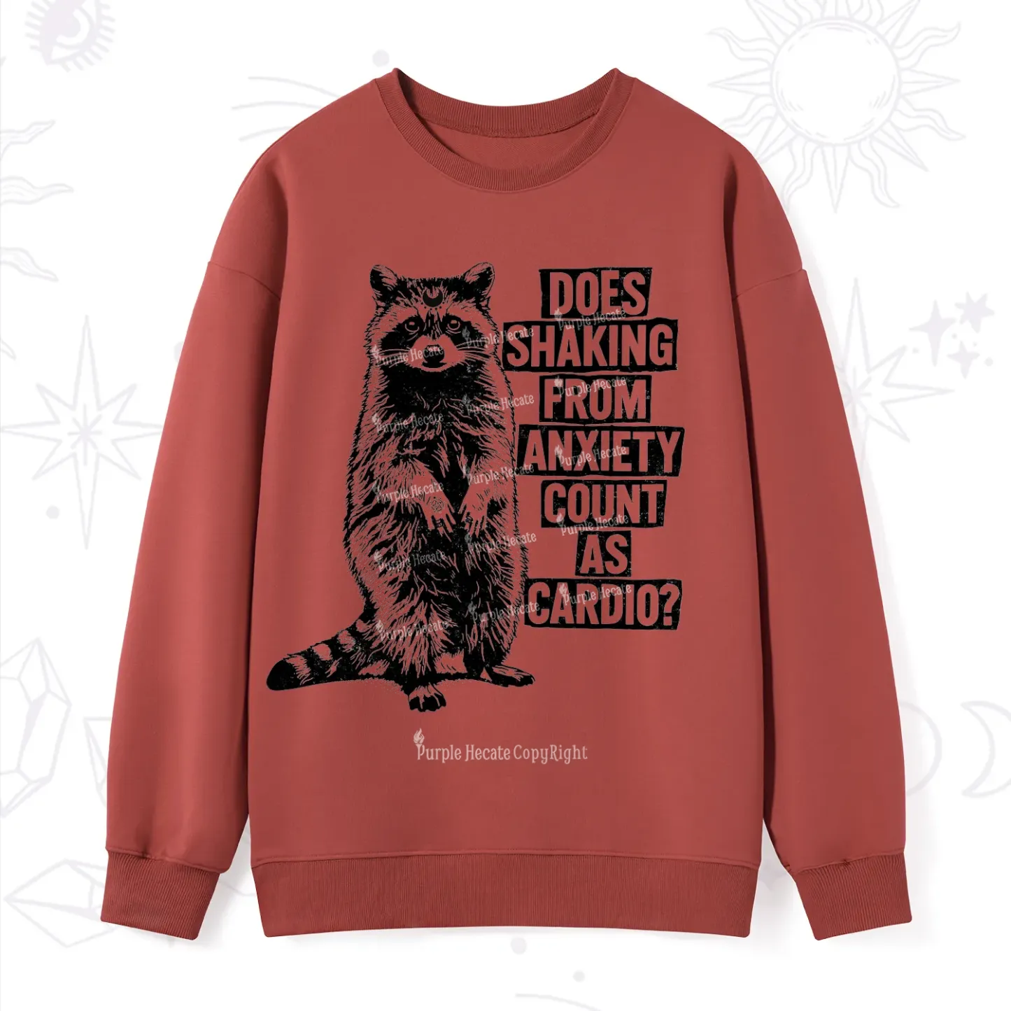 Purplehecate Does Shaking From Anxiety Count As Cardio Sweatshirt