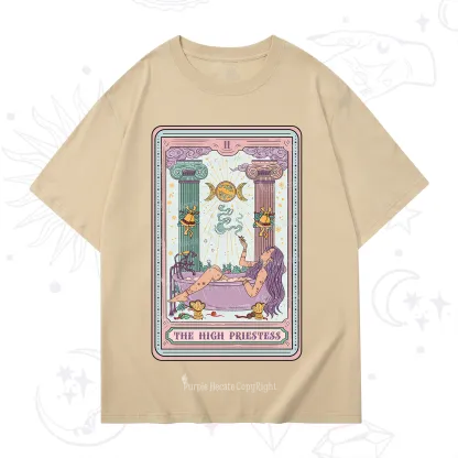 Purplehecate The High Priestess Tarot Christmas T-Shirt