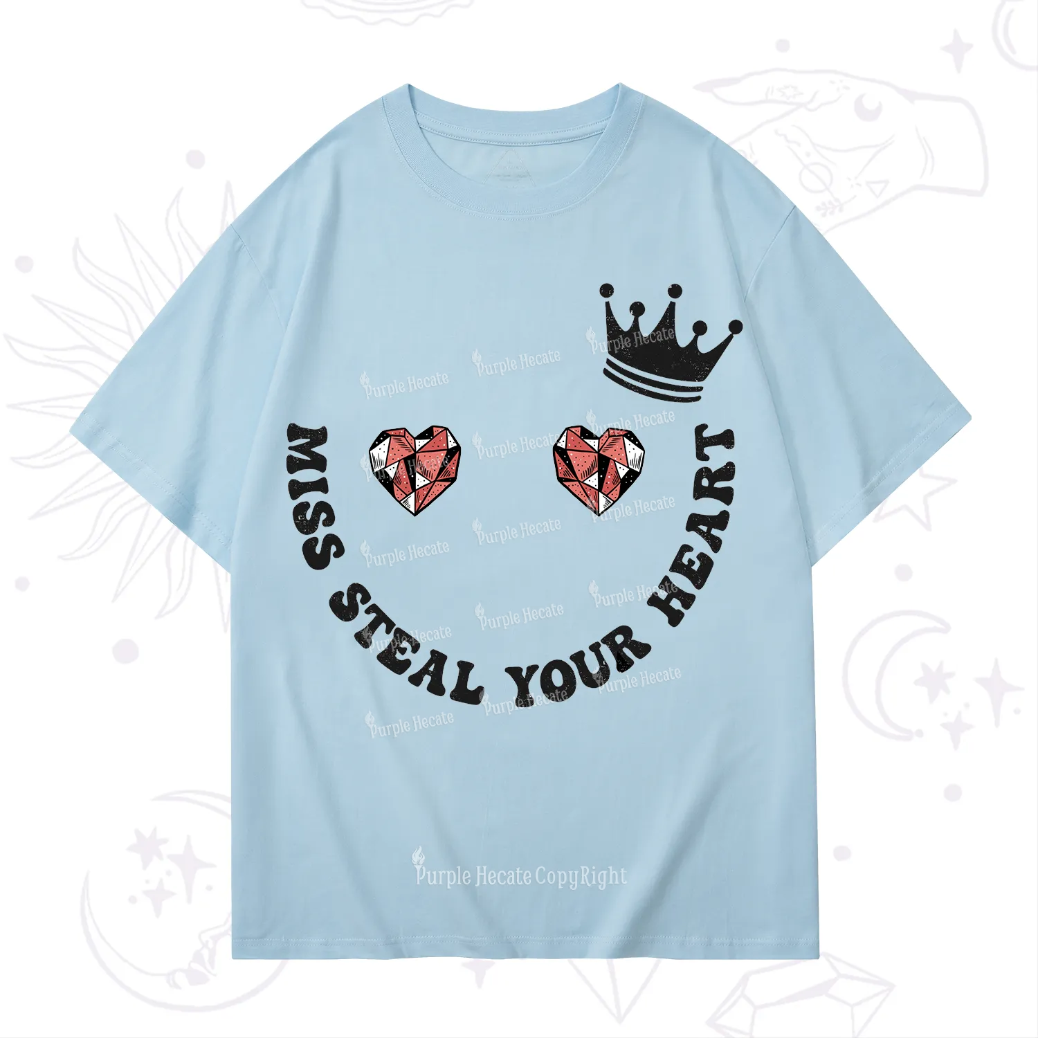 Purplehecate Miss Steal Your Heart Valentine T-Shirt