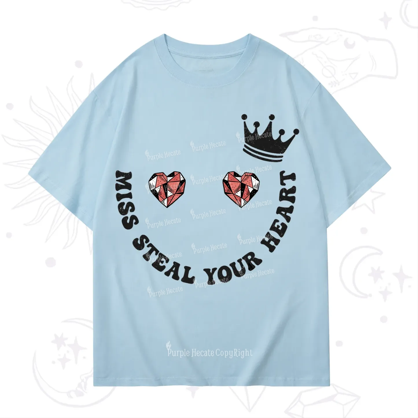 Purplehecate Miss Steal Your Heart Valentine T-Shirt