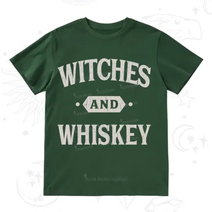 Purplehecate Witches and Whiskey T-Shirt