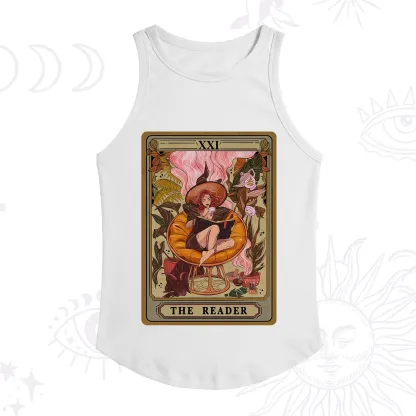 Purplehecate The Reader Tarot Card Racerback Tank Top