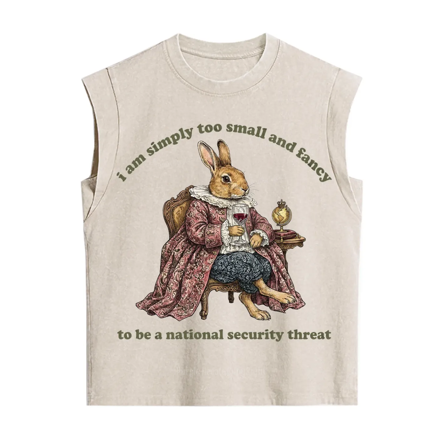 Purplehecate Too Small and Fancy Vintage Washed Tank