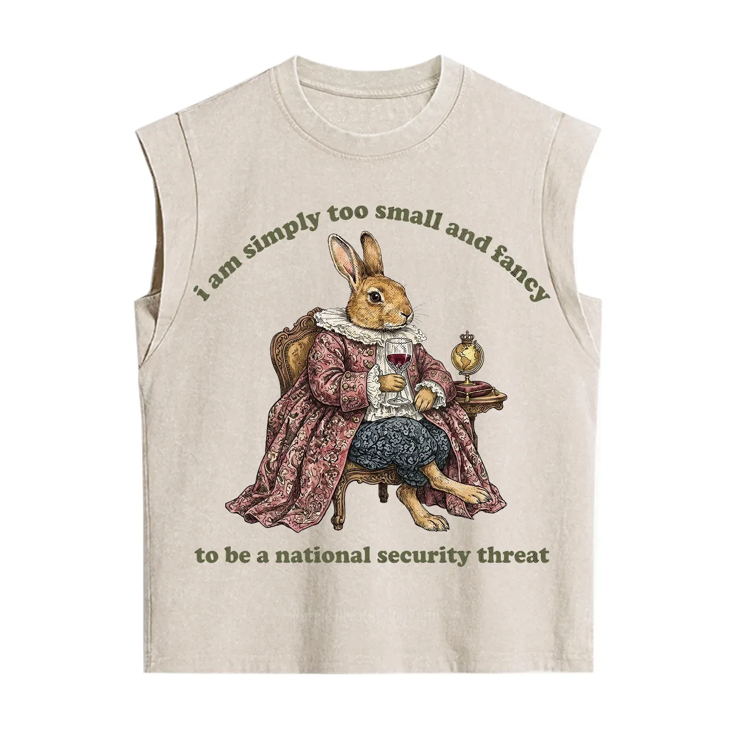 Purplehecate Too Small and Fancy Vintage Washed Tank