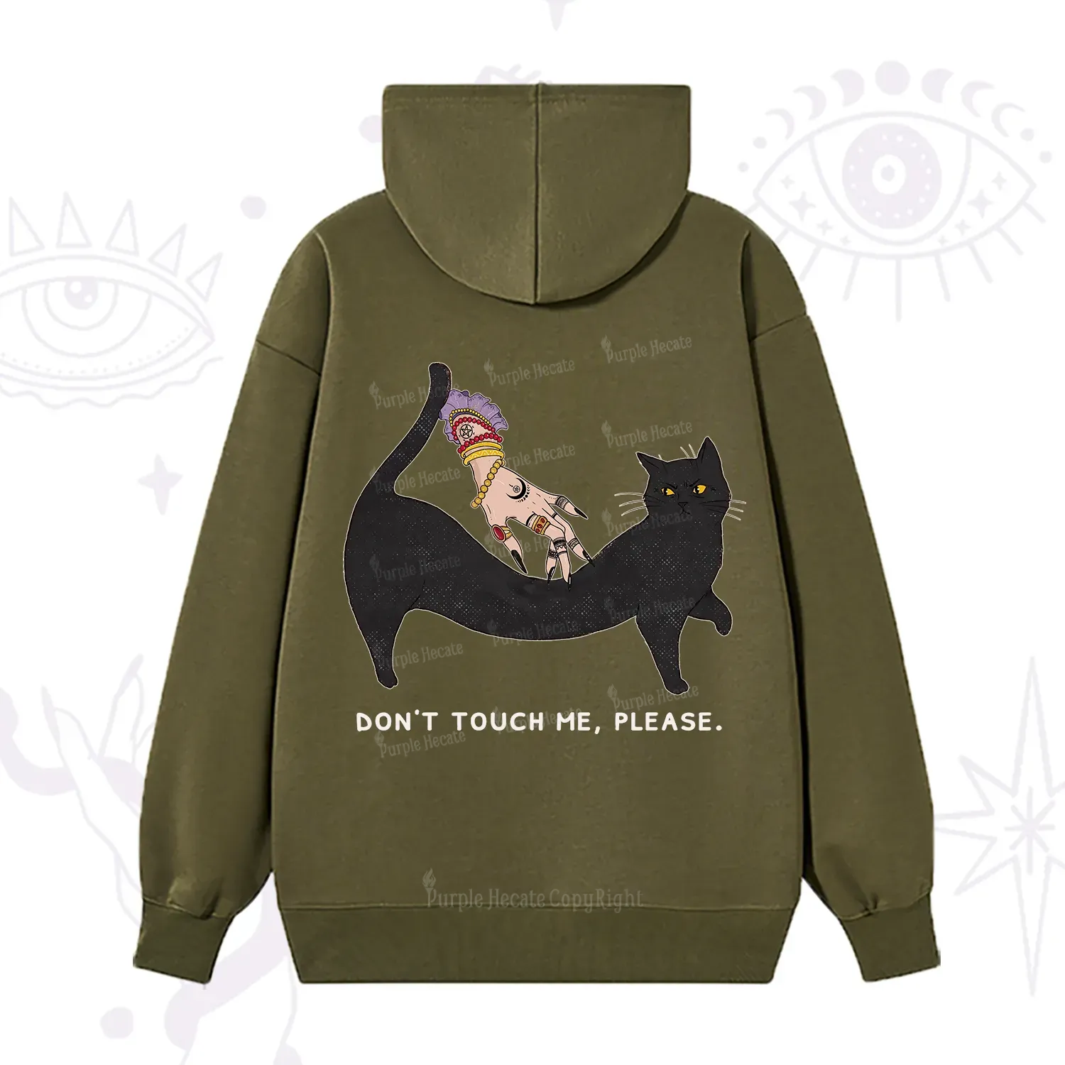 Purplehecate Don't Touch Me Hoodie