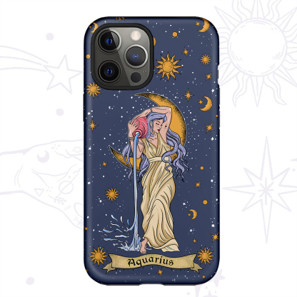 Purplehecate Aquarius Zodiac Phone Case