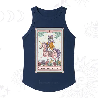 Purplehecate The Audacity Tarot Card Ribbed Tank Top