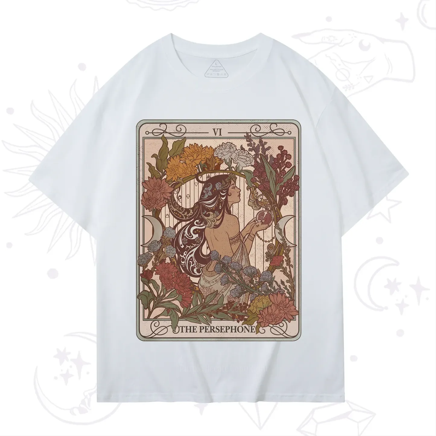 Purplehecate The Persephone Goddess Tarot Card T-Shirt