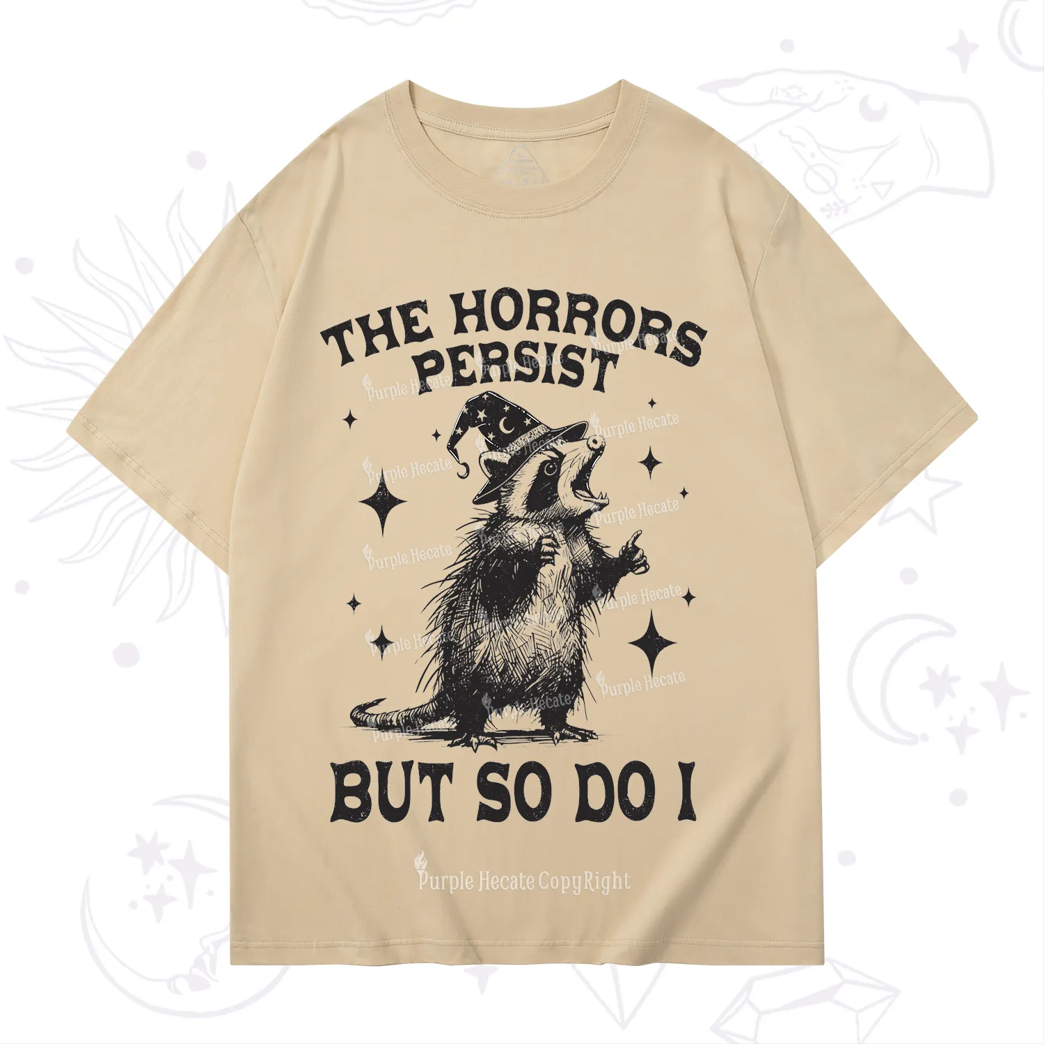 Purplehecate The Horrors Persist But So Do I T-Shirt