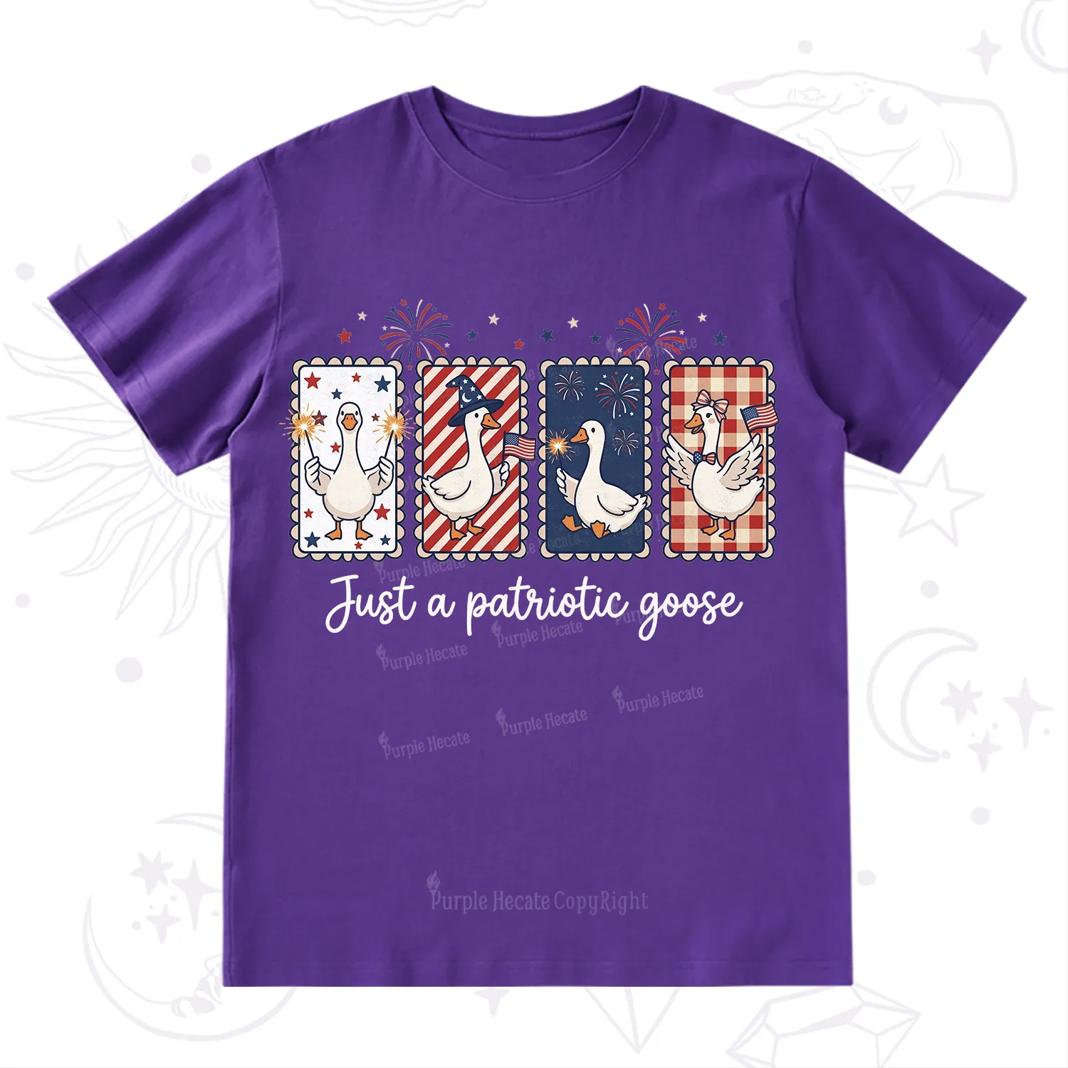 Purplehecate Just A Patriotic Goose T-Shirt