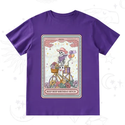 Purplehecate The Beep Beep Birthday Bitch Tarot T-Shirt