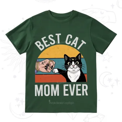 Purplehecate Best Cat Mom Ever T-Shirt