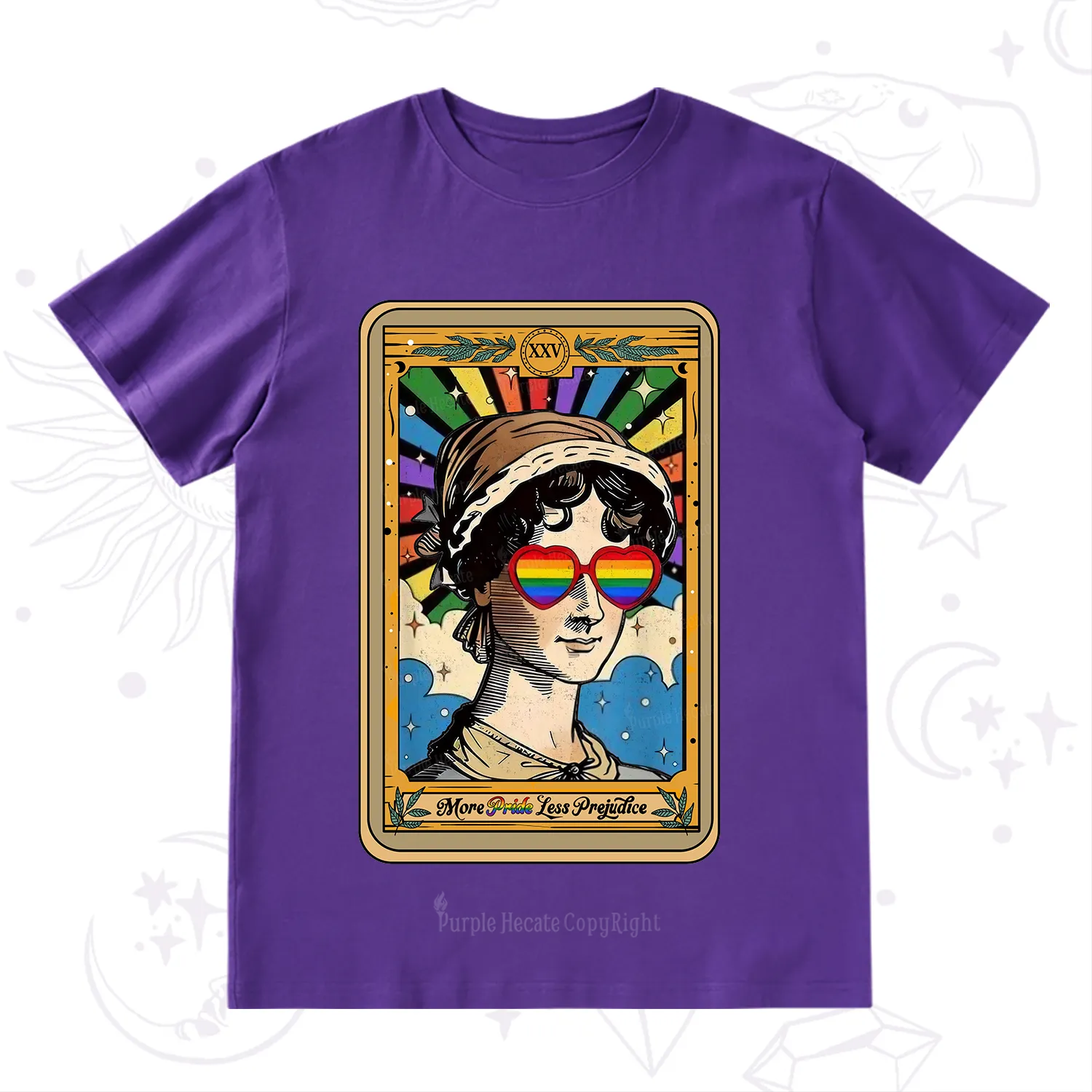 Purplehecate The More Pride Less Prejudice Tarot T-Shirt